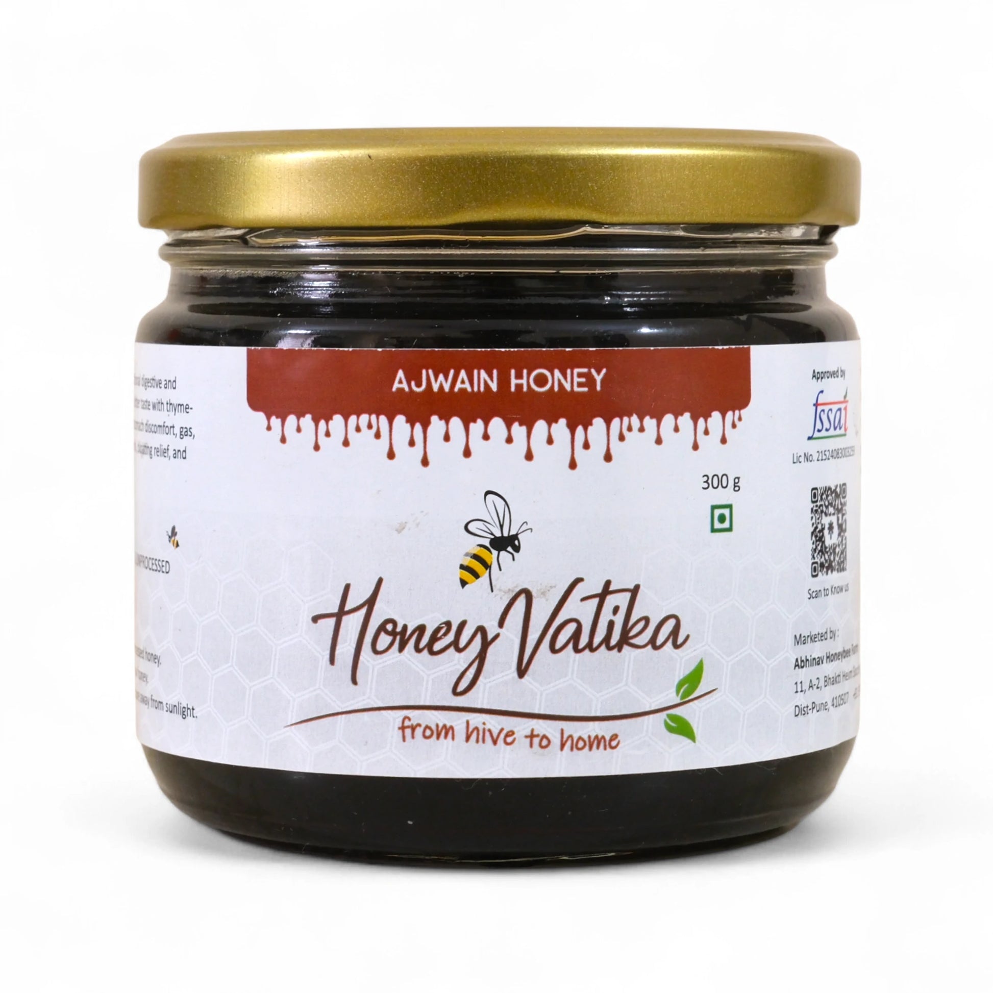 ajwain honey bottle