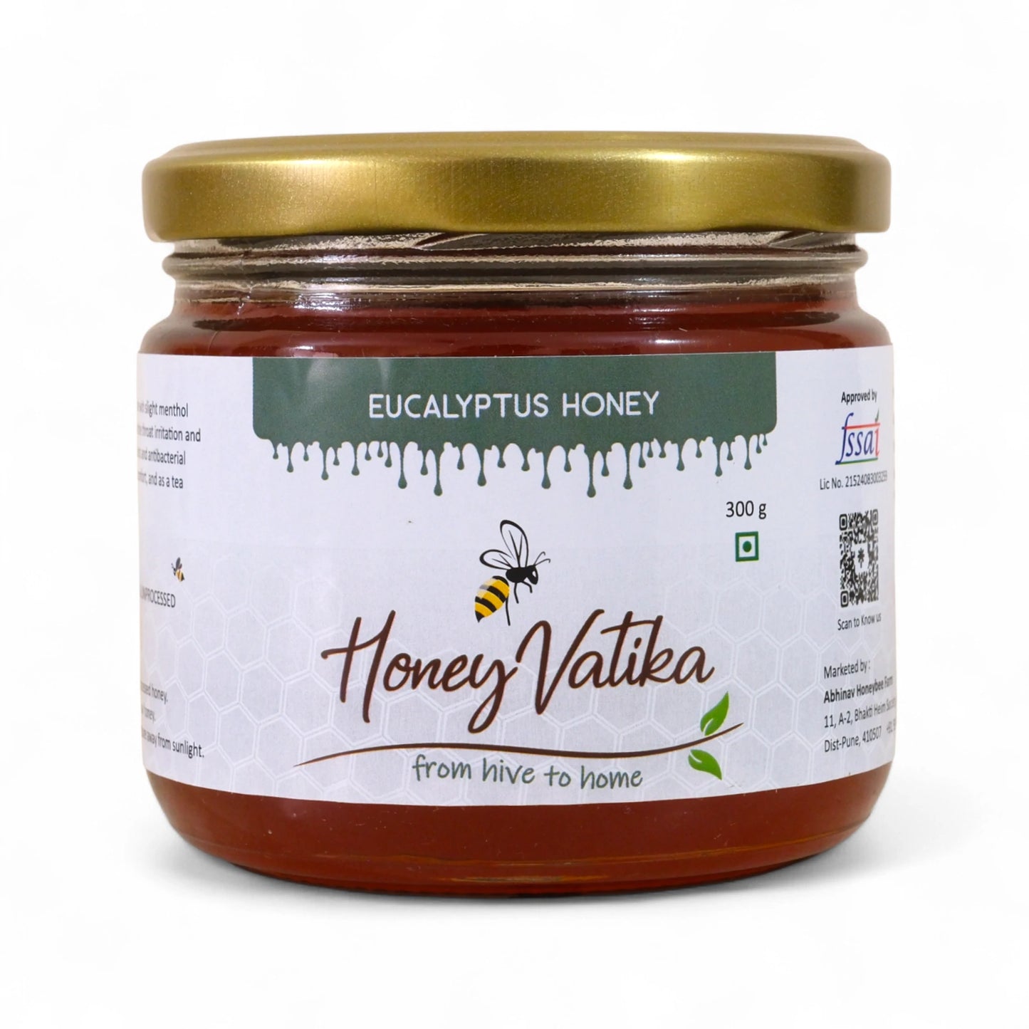 eucalyptus honey bottle