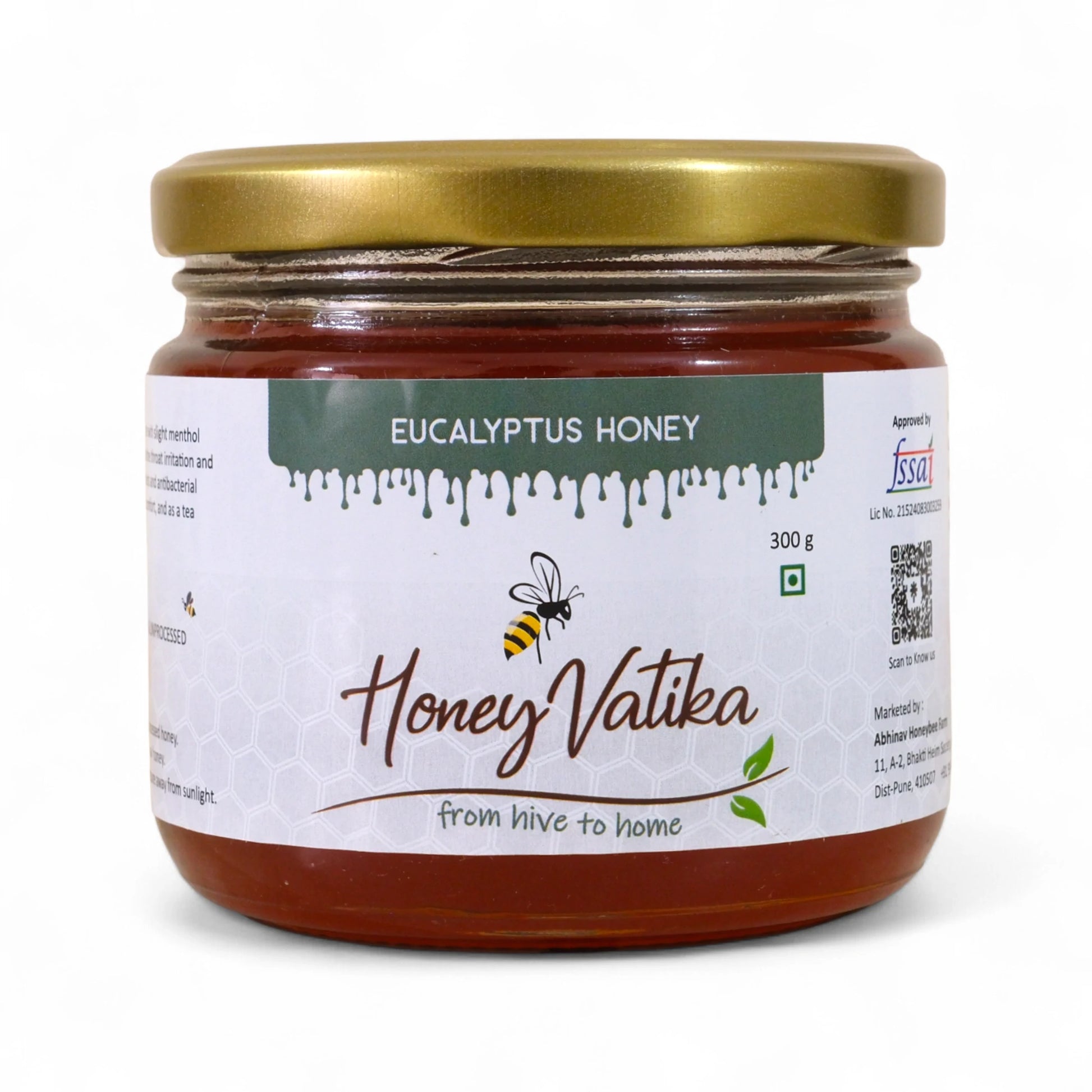 eucalyptus honey bottle