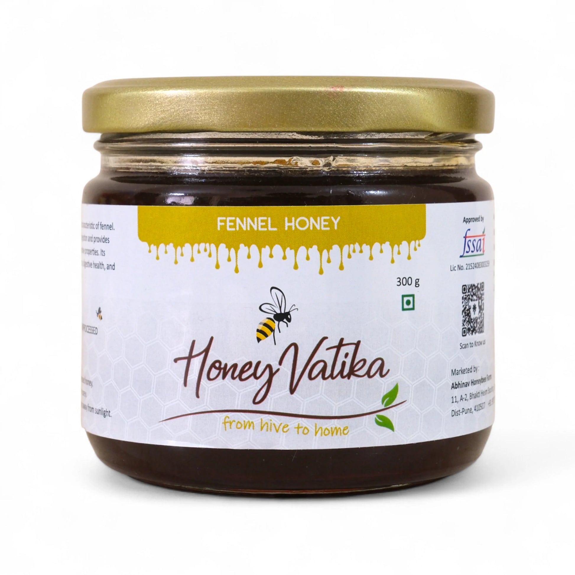 fennel honey bottle