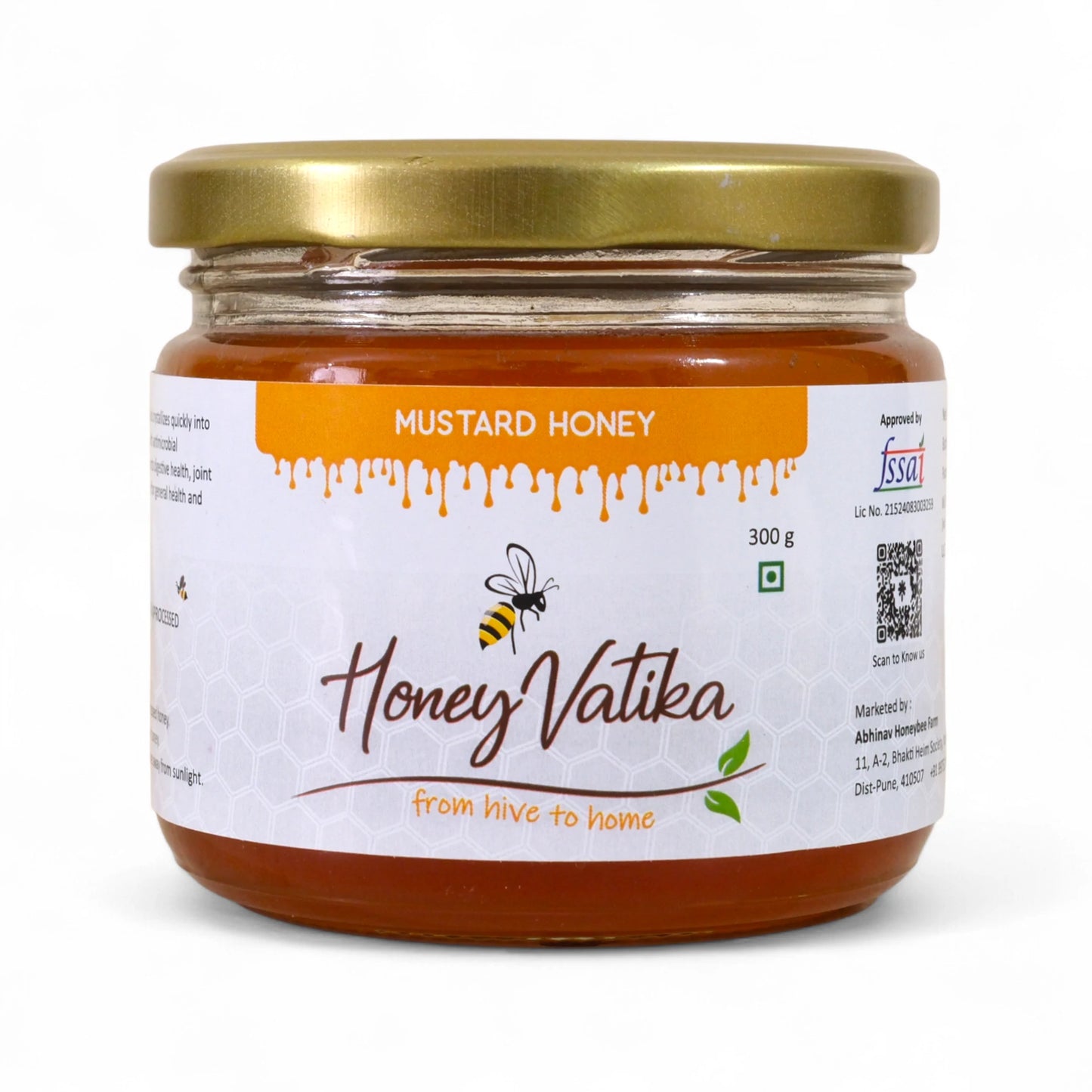 mustard honey bottle