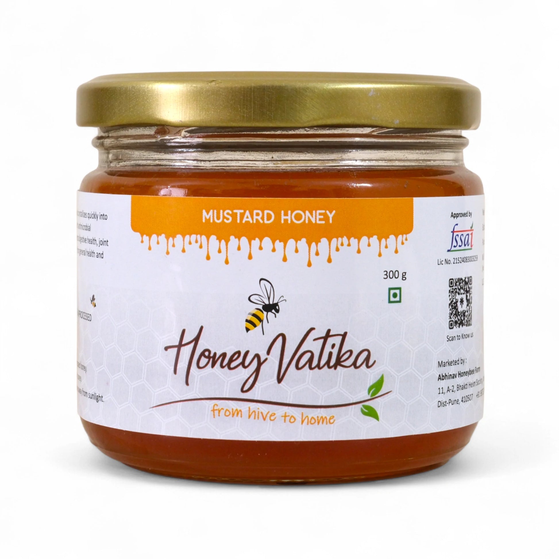 mustard honey bottle